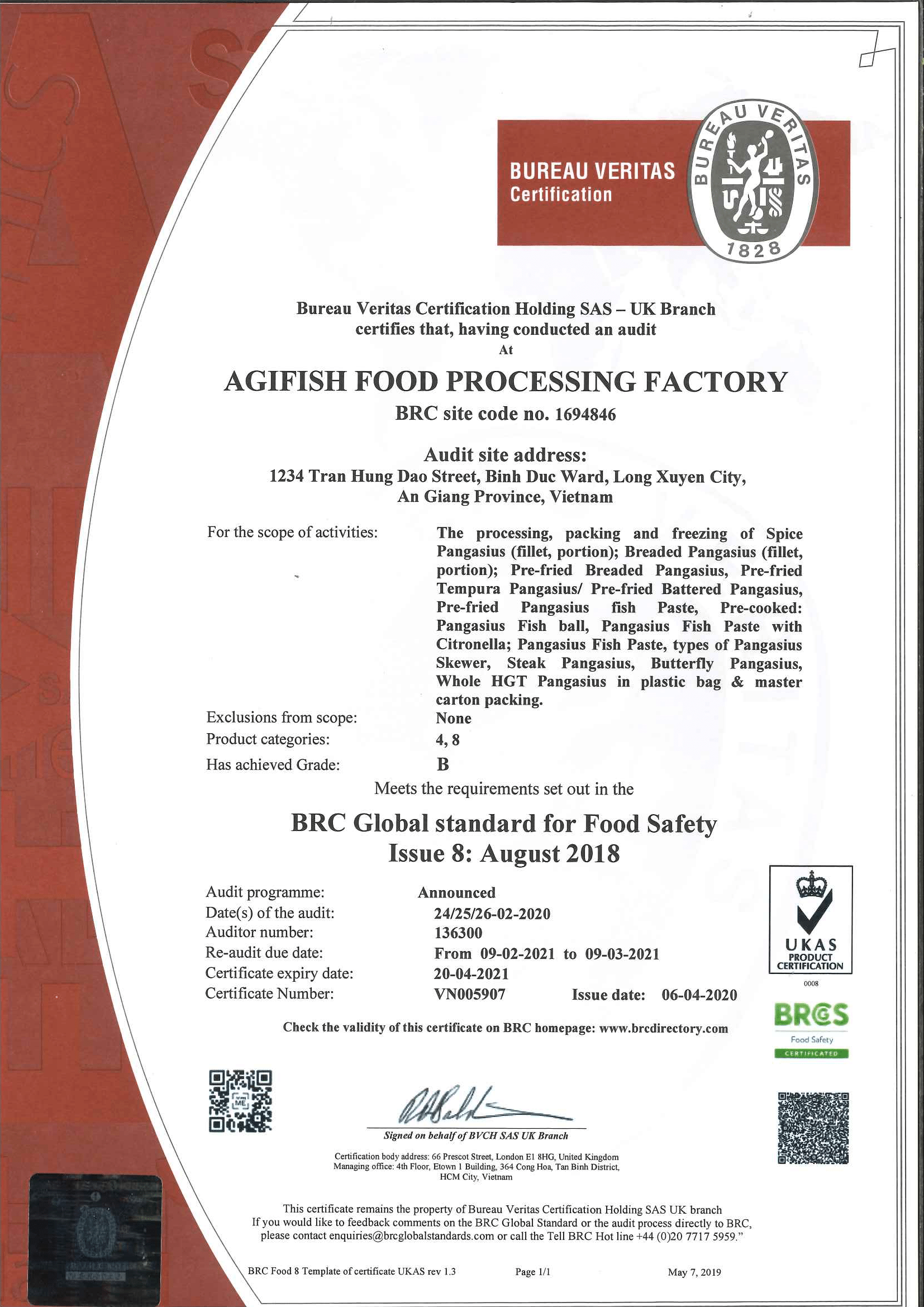 Bureau veritas certification